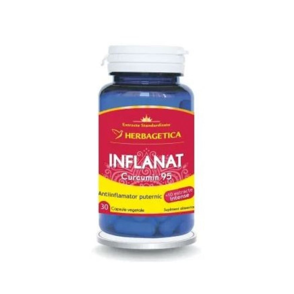 Inflanat Curcumin 95, 30 capsule, Herbagetica