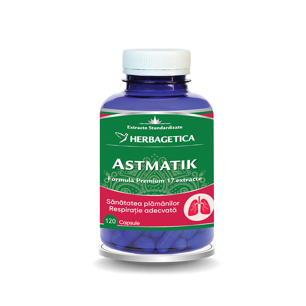 Astmatik, 120 capsule, Herbagetica
