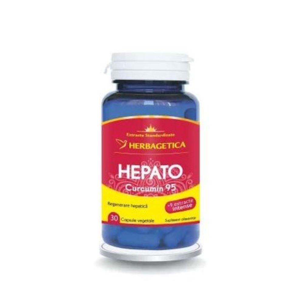 Hepato Curcumin 95, 30 capsule, Herbagetica
