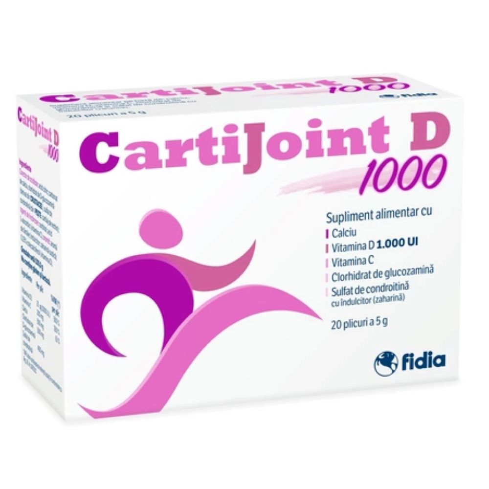 Cartijoint D1000, 20 plicuri x 5 g, Fidia Farmaceutici