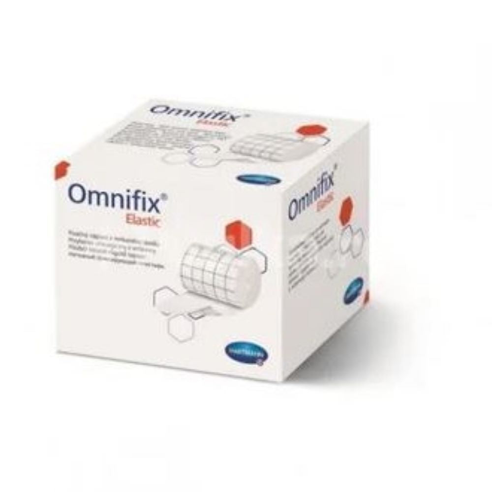 OmniFix Plasture Elastic pe suport de material netesut 10cm x 2m, 1 bucata, Hartmann