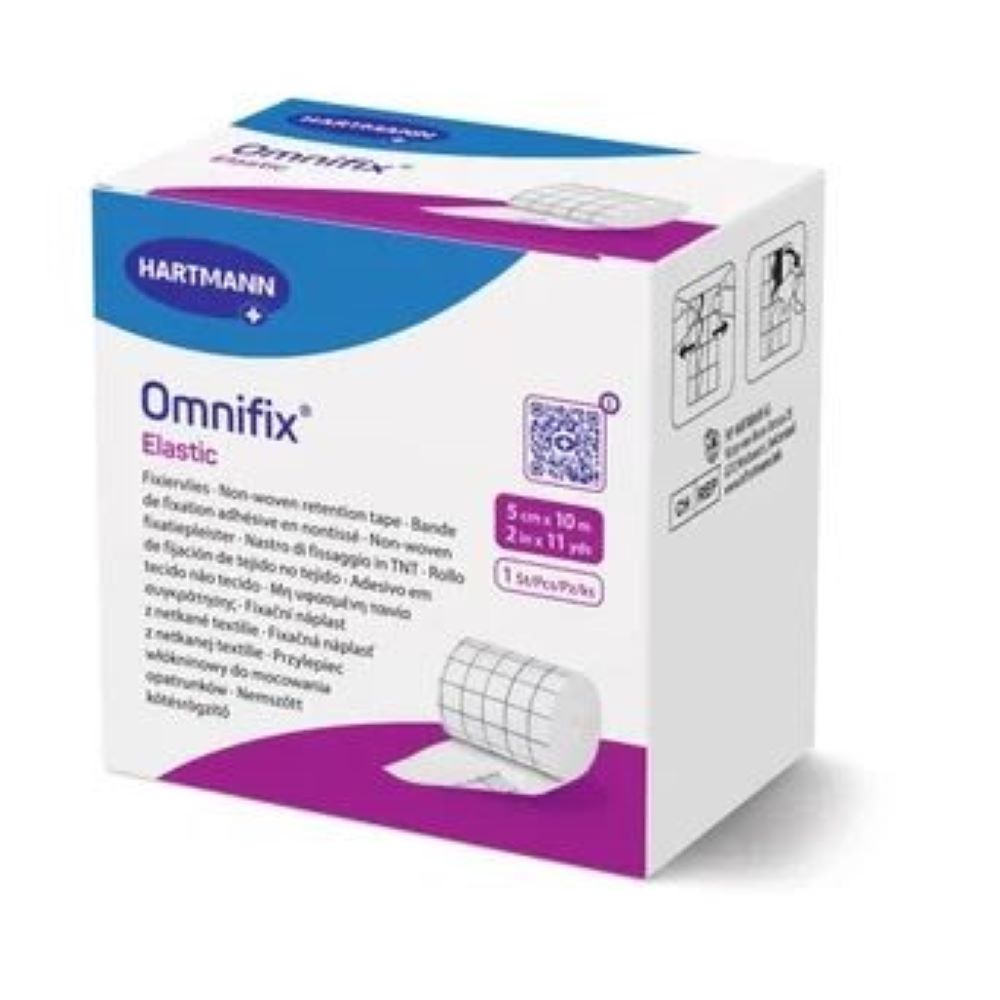 Banda adeziva elastica Omnifix, 5cm x 10m, Hartmann