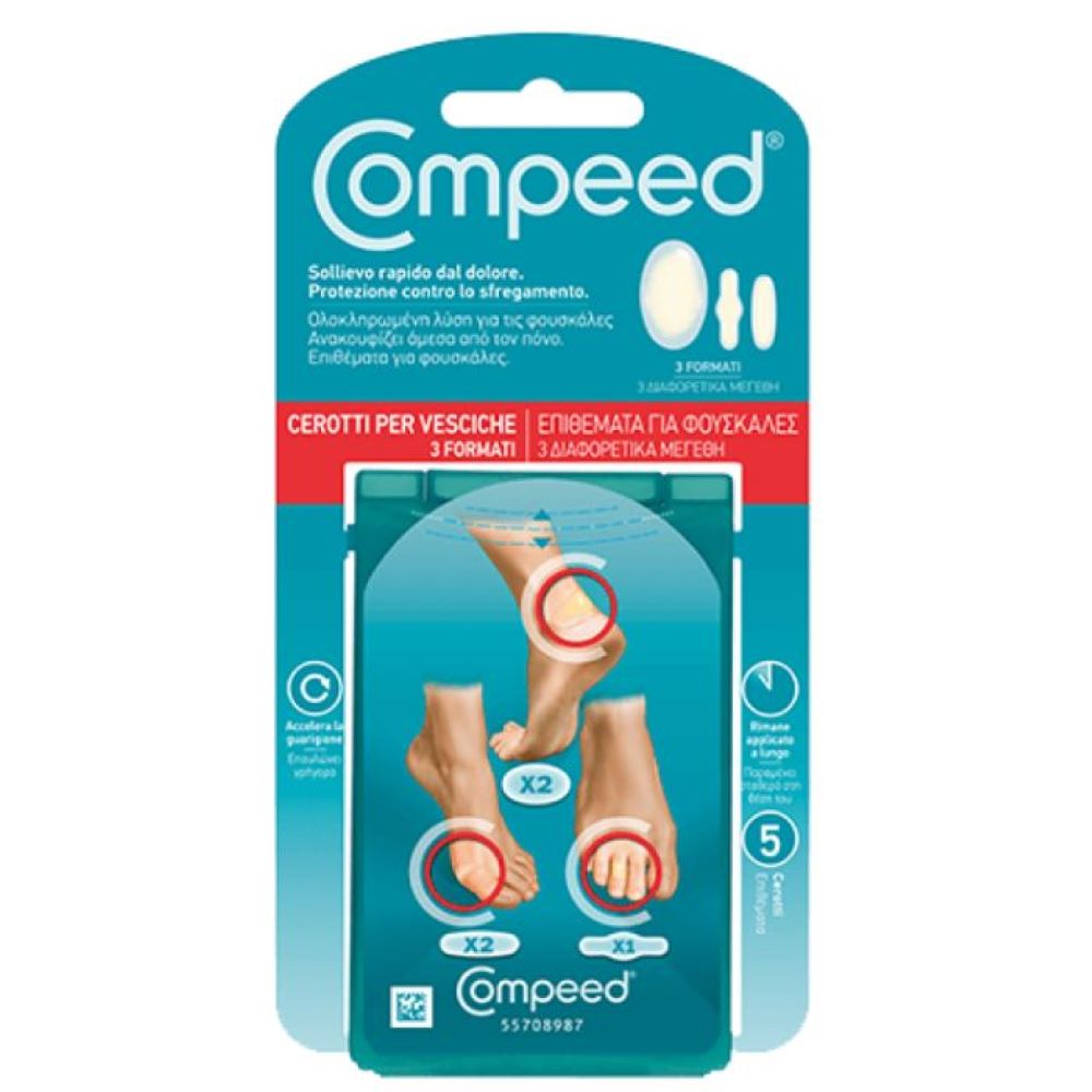 Plasturi pentru basici Mixt, 5 bucati, Compeed
