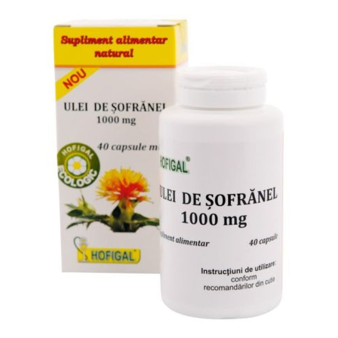Ulei de Sofranel, 1000 mg, 40 capsule, Hofigal