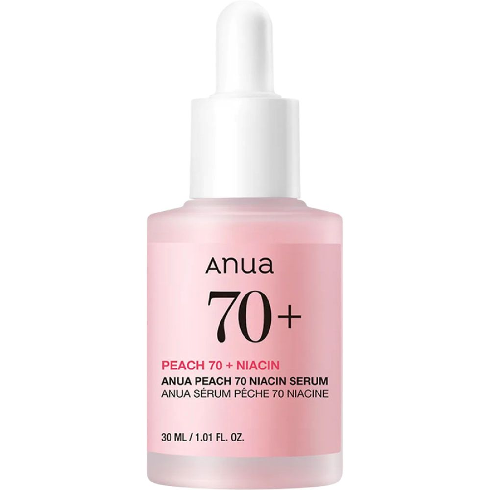 Ser iluminator cu 5% niacinamida si apa de piersica Peach 70+ Niacin, 30 ml, Anua
