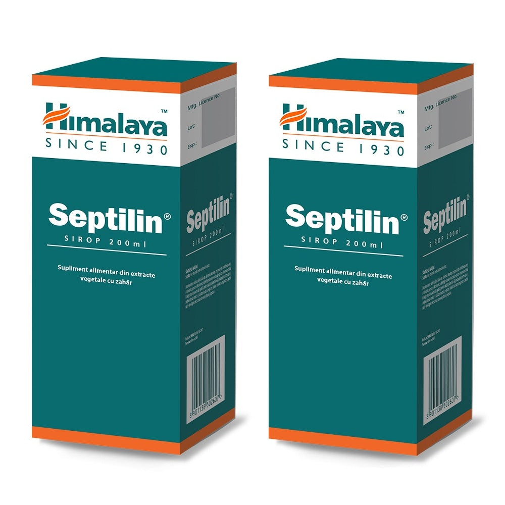 Pachet sirop pentru imunitate Septilin, 200+200 ml, Himalaya