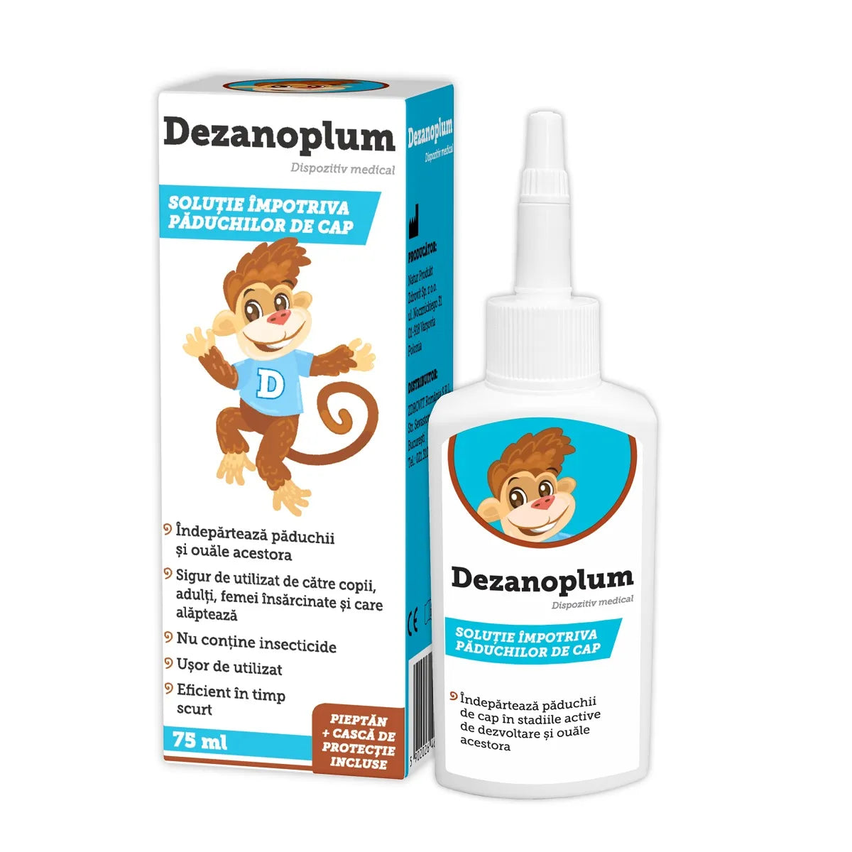 Zdrovit Dezanoplum Solutie Impotriva Paduchilor De Cap, 75ml