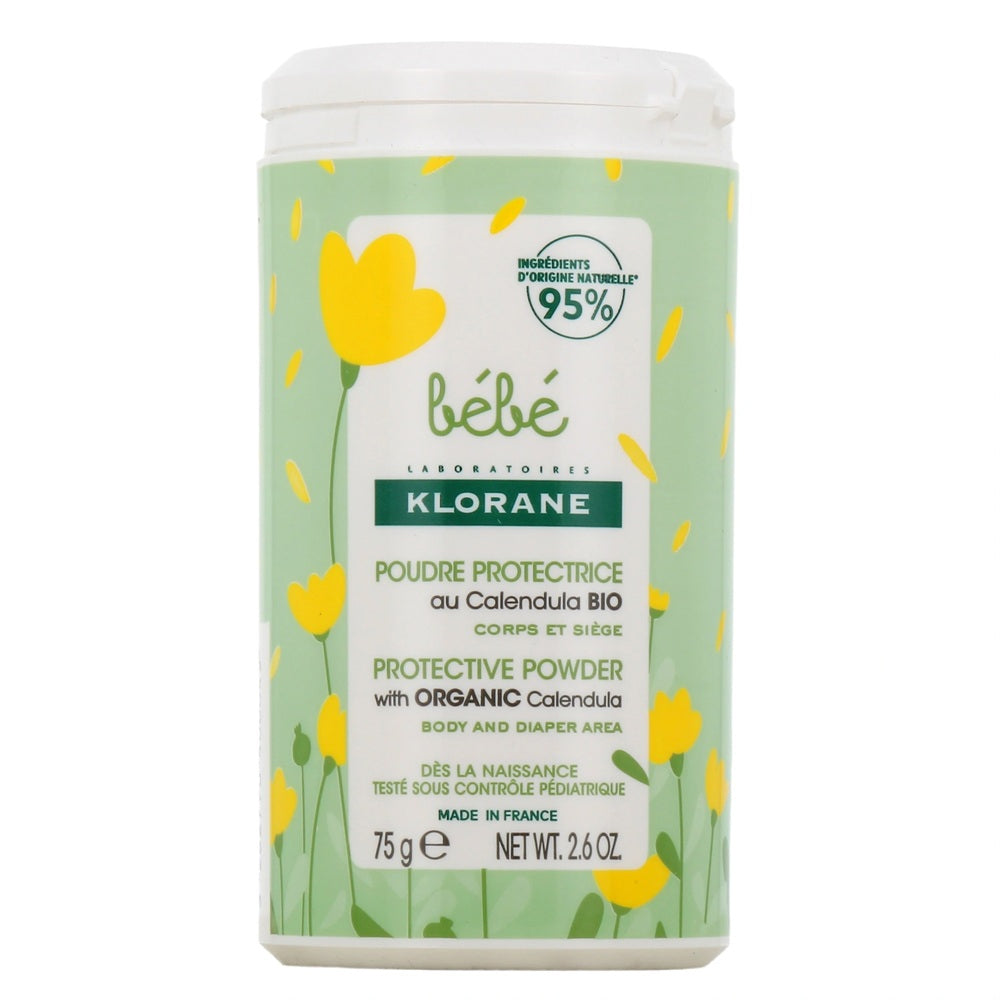 Pudra protectoare pentru bebelusi Bebe, 75g, Klorane