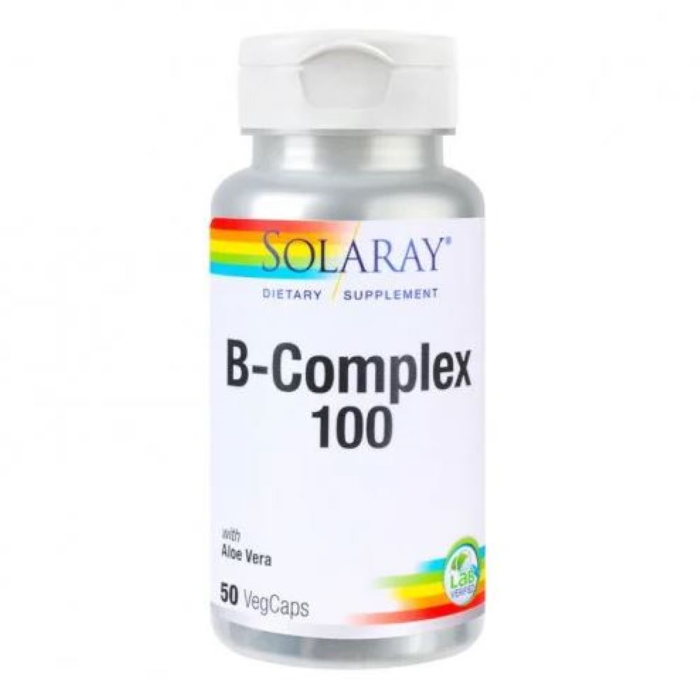 B-Complex 100 Solaray, 50 capsule, Secom