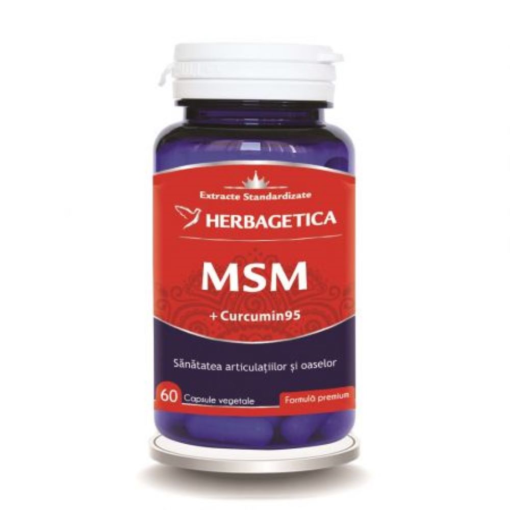 MSM + Cucumin95, 60 capsule, Herbagetica