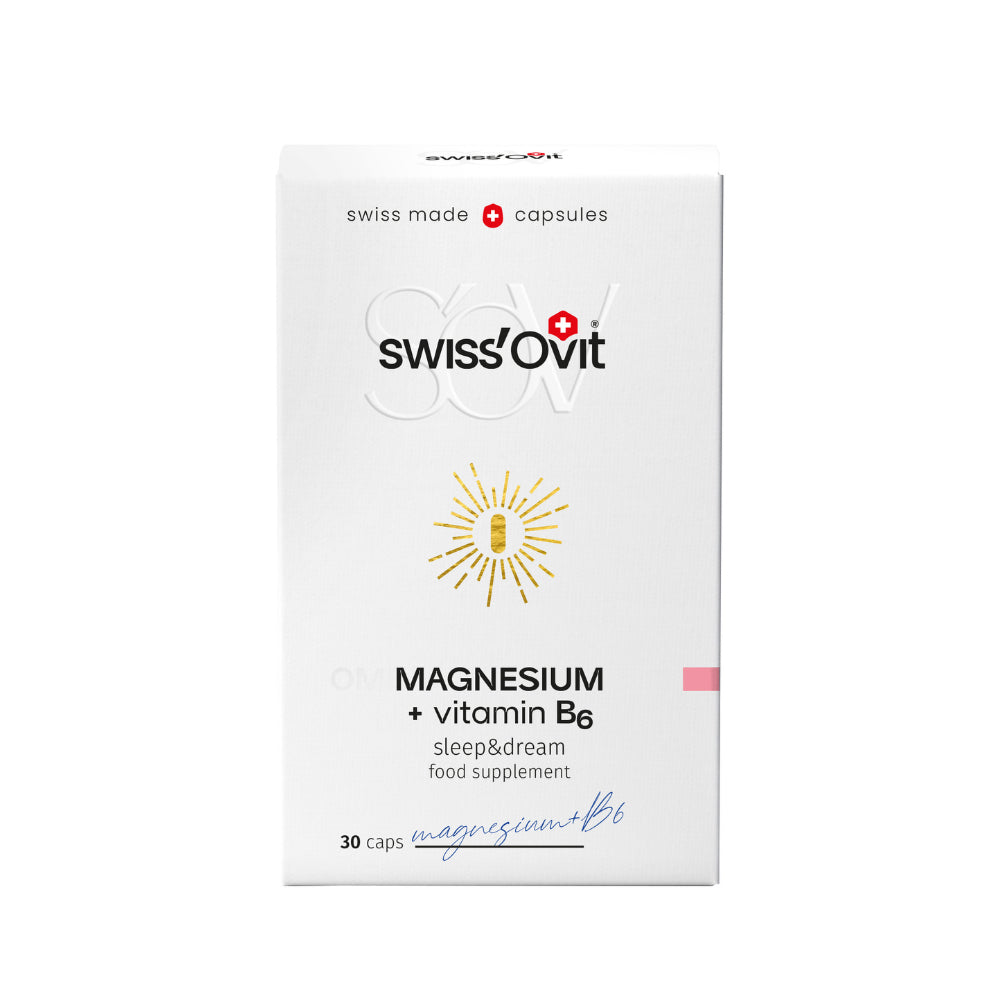 Magneziu si Vitamina B6, 30 Capsule, Swiss'Ovit