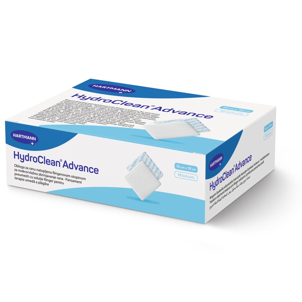 Pansament activat pentru terapia umeda HydroClean Advance, 7.5cm x 7.5cm, 10 bucati, Hartmann