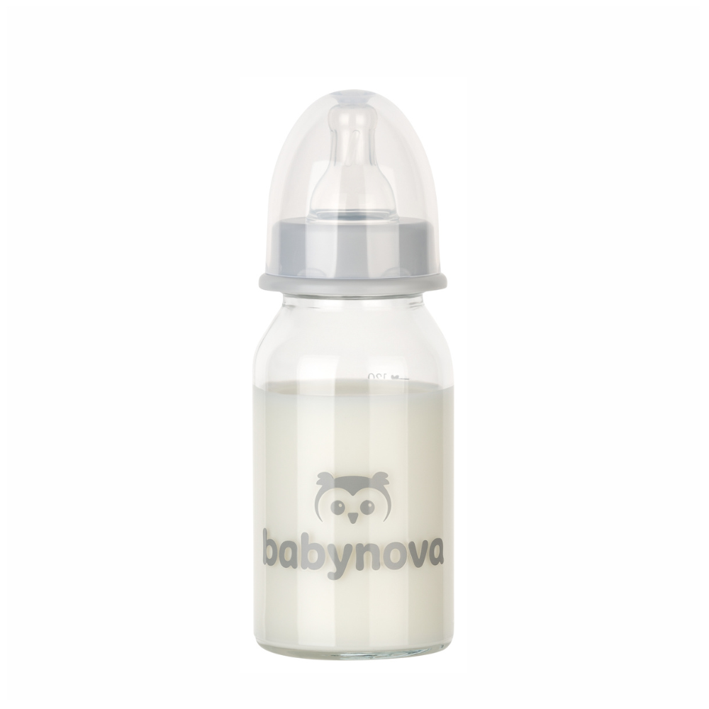 Biberon din sticla, 120ml, Baby Nova