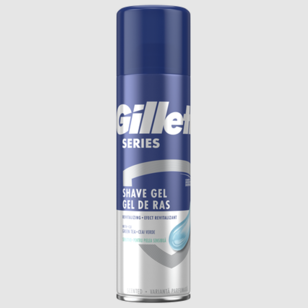 Gel de ras revitalizant cu ceai verde Series, 200 ml, Gillette
