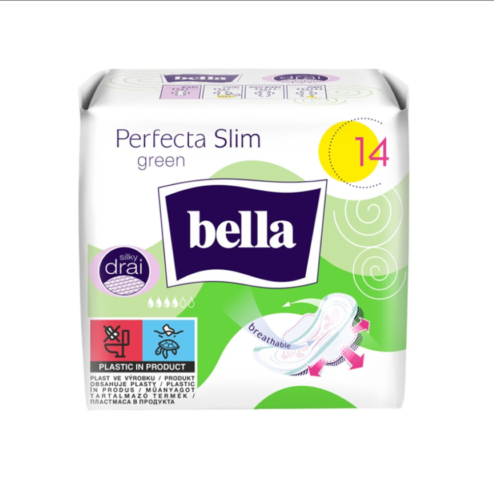 Absorbante Perfecta Ultra Green, 14 bucati, Bella