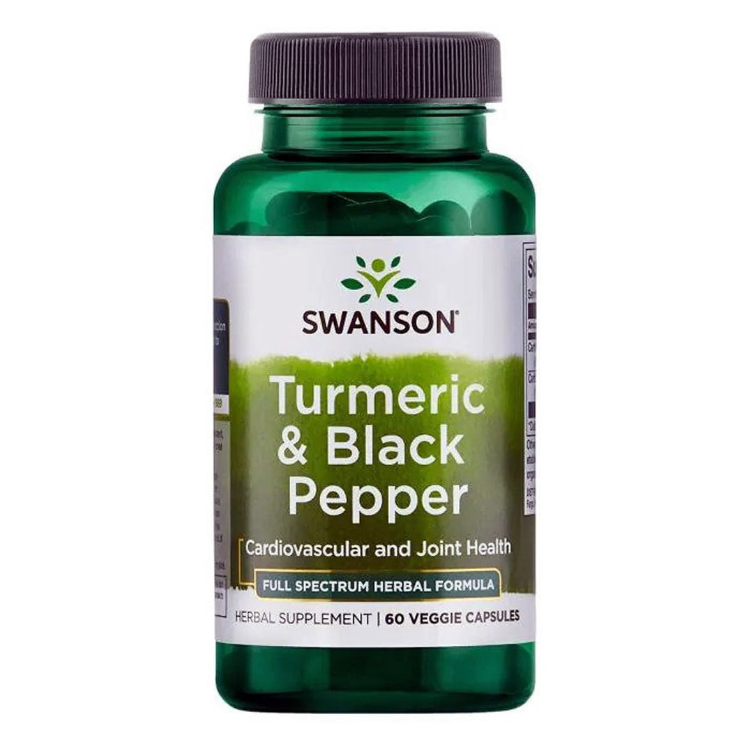 Turmeric & Black Pepper, 60 capsule, Swanson Health USA