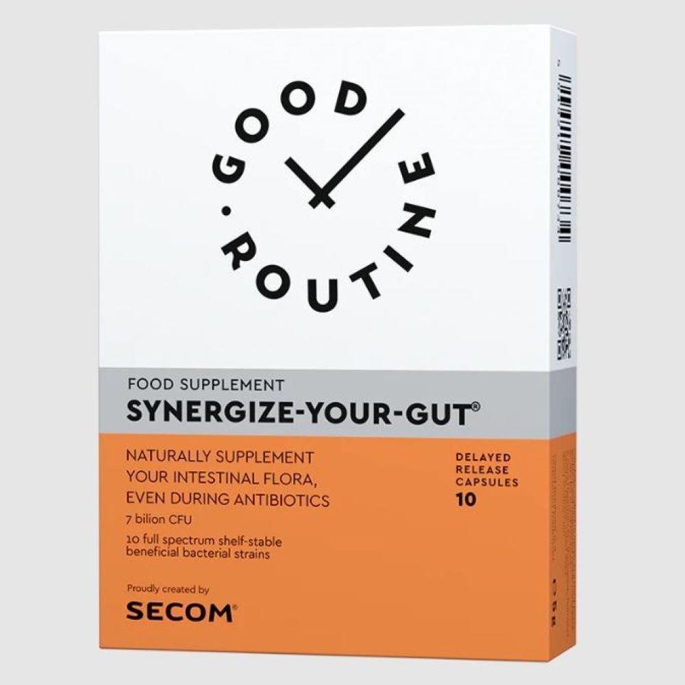 Synergize Your Gut, Good Routine, 10 capsule vegetale, Secom