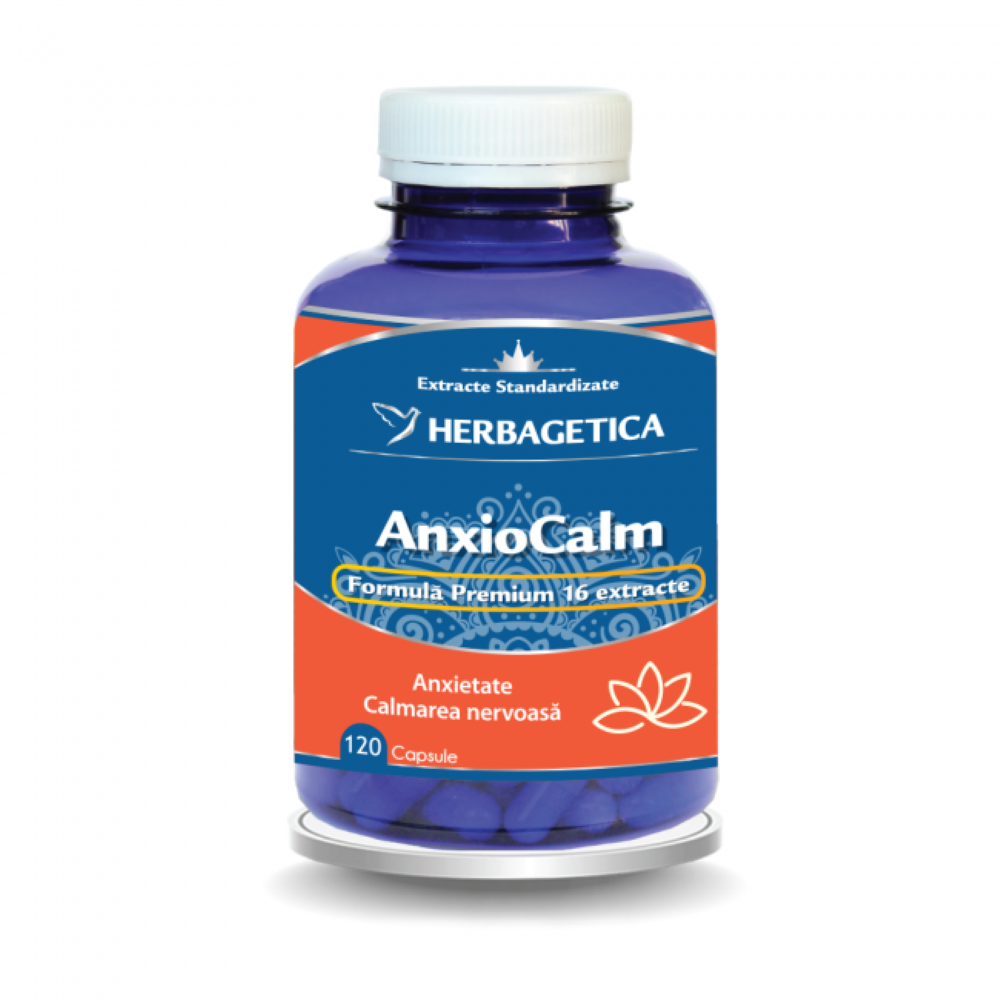 Anxiocalm, 120 capsule, Herbagetica