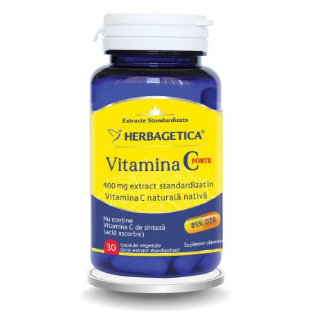 Vitamina C Forte 400 mg, 30 capsule, Herbagetica