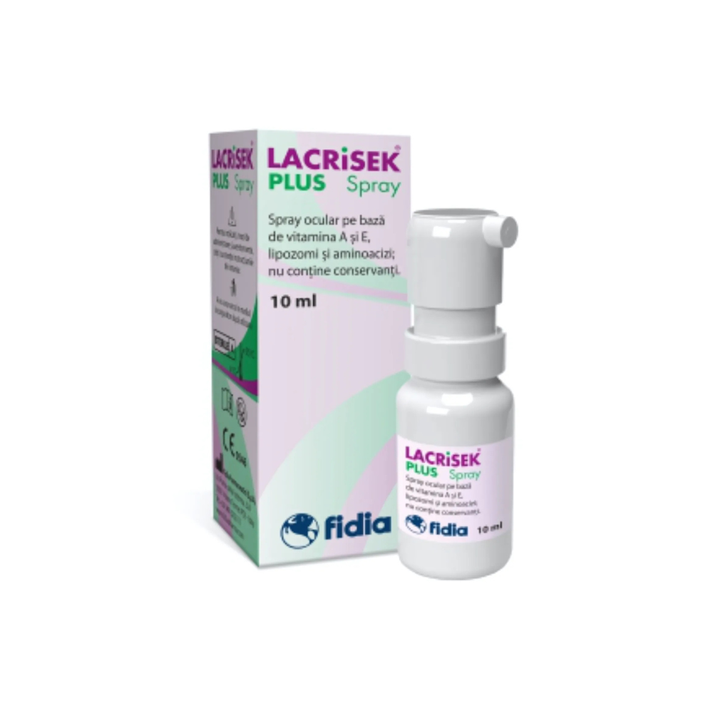 Spray ocular Lacrisek Plus, 10ml, Fidia
