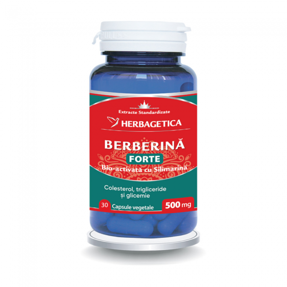 Berberina forte, 30 capsule, Herbagetica