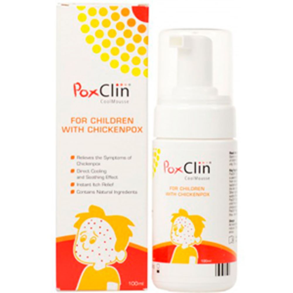 Spuma pentru varsat de vant Poxclin, 100ml, Viva Pharma