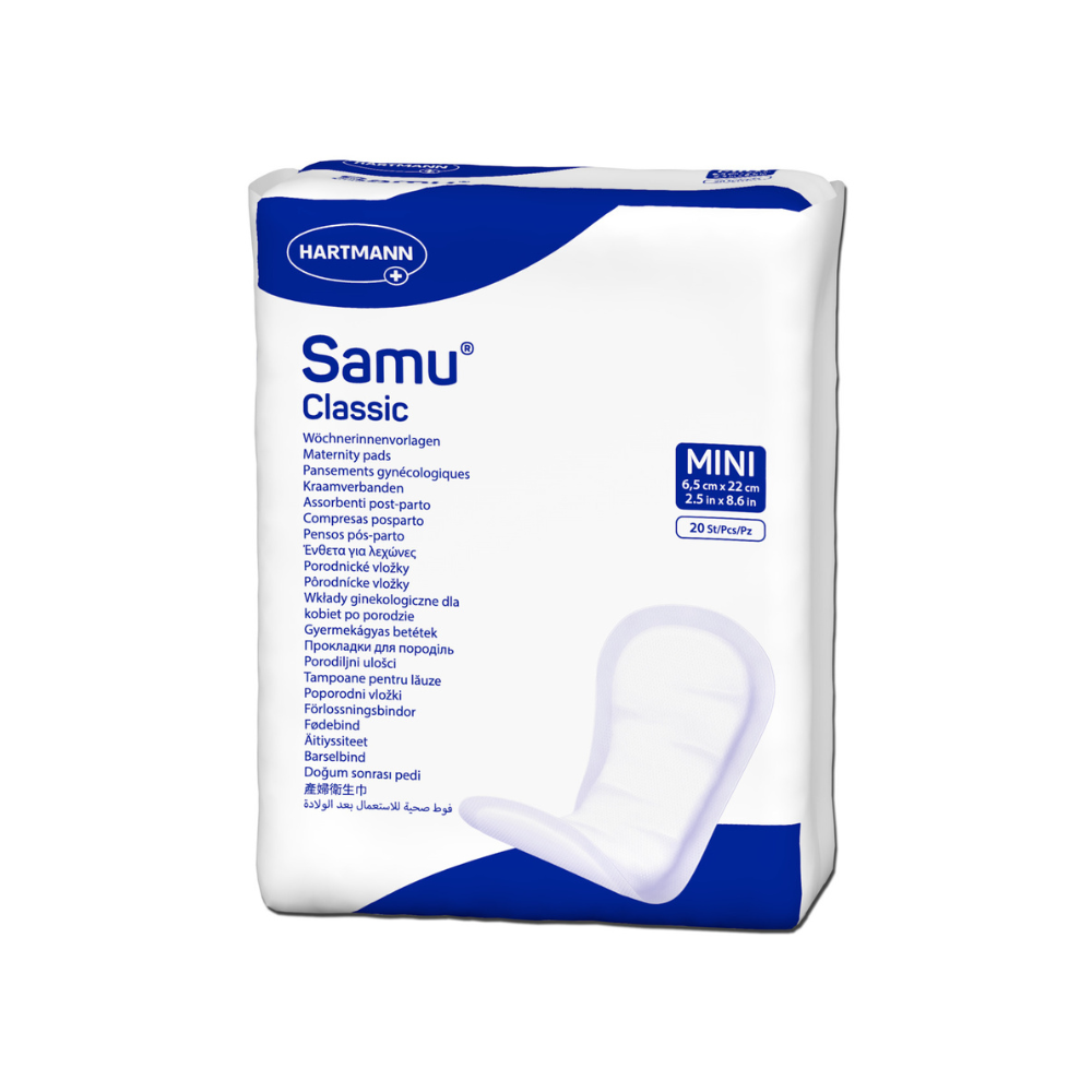 Tampoane absorbante postnatale, Samu Classic Mini, 20 bucati, Hartmann