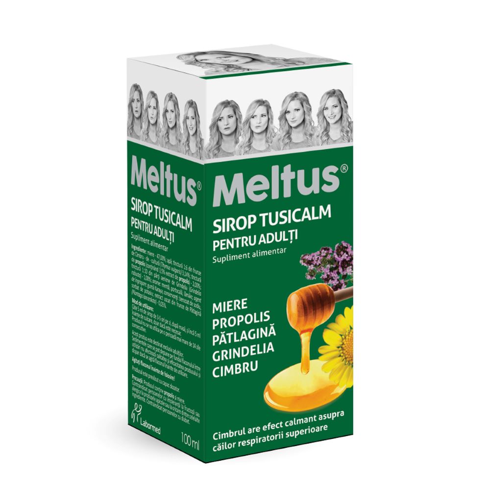 Sirop pentru adulti Meltus Tusicalm, 100 ml, Labormed