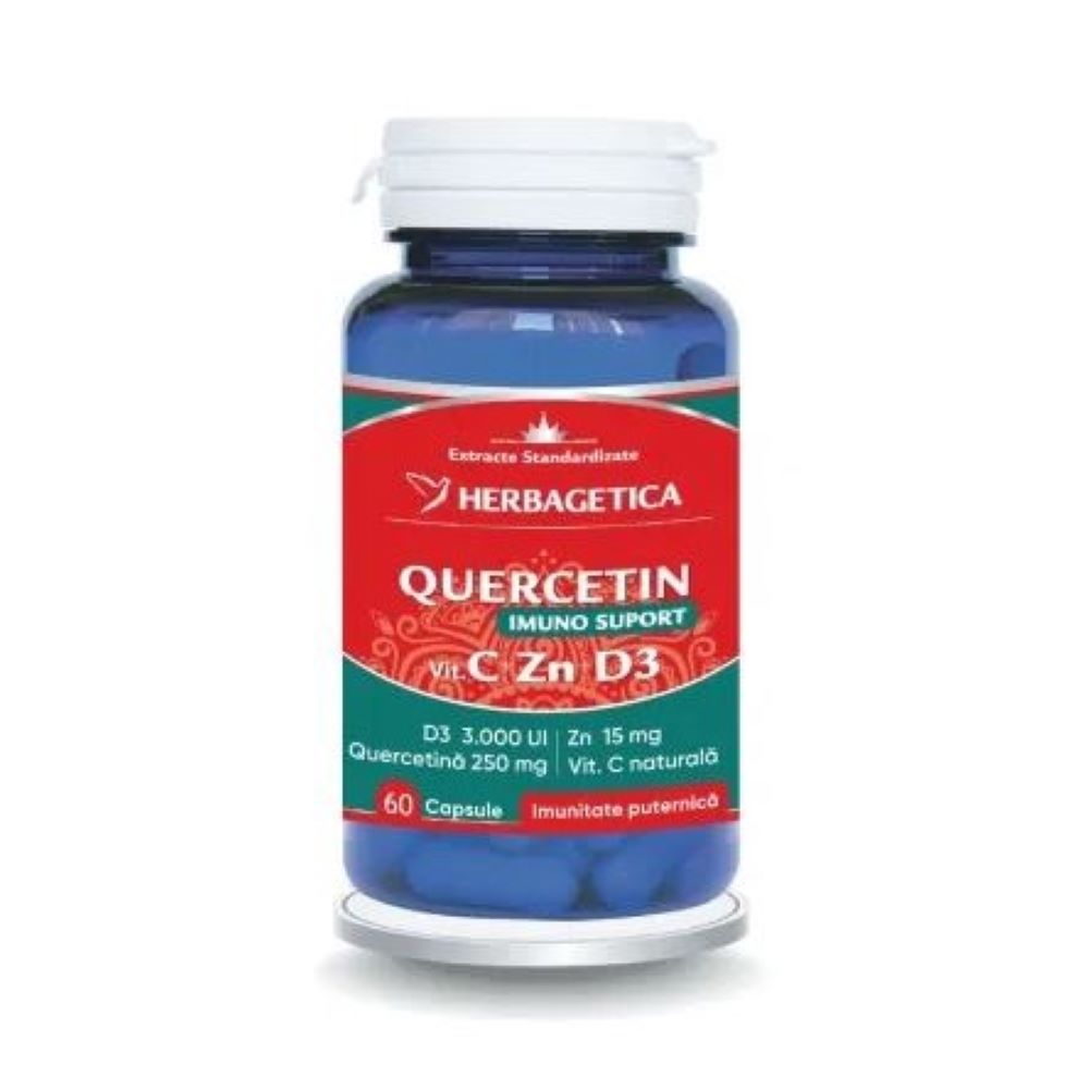 Quercetin, 60 capsule, Herbagetica