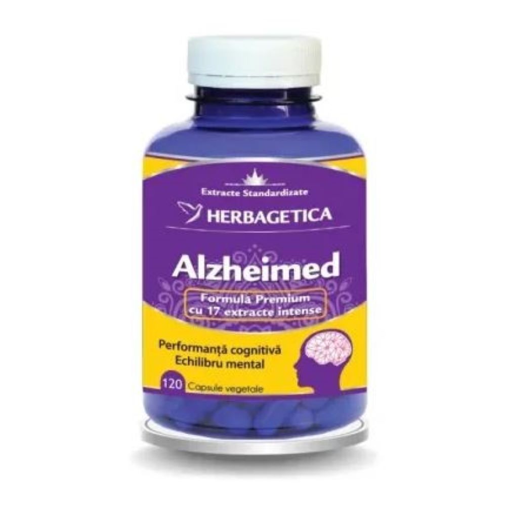 Alzheimed, 120 capsule, Herbagetica