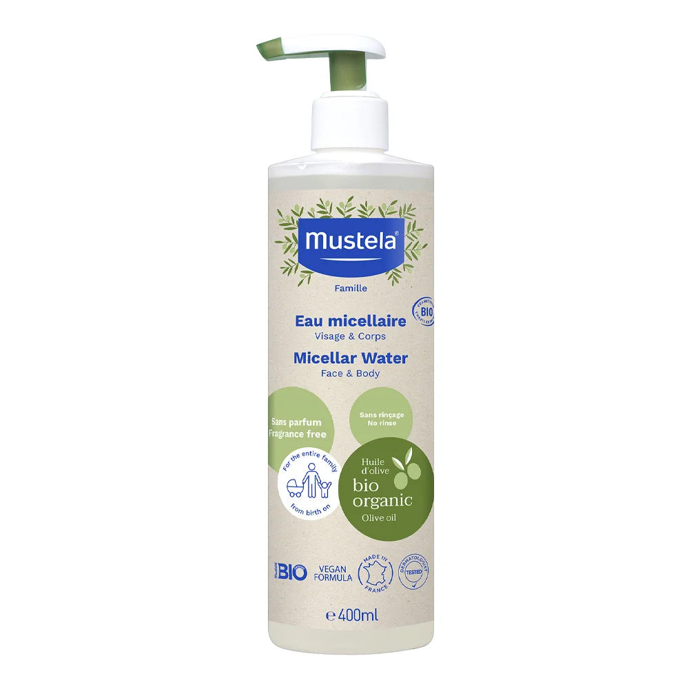 Apa micelara fata si corp certificata Bio, 400ml, Mustela