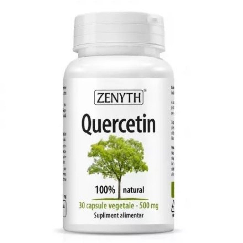 Quercetin, 500 mg, 30 capsule vegetale, Zenyth