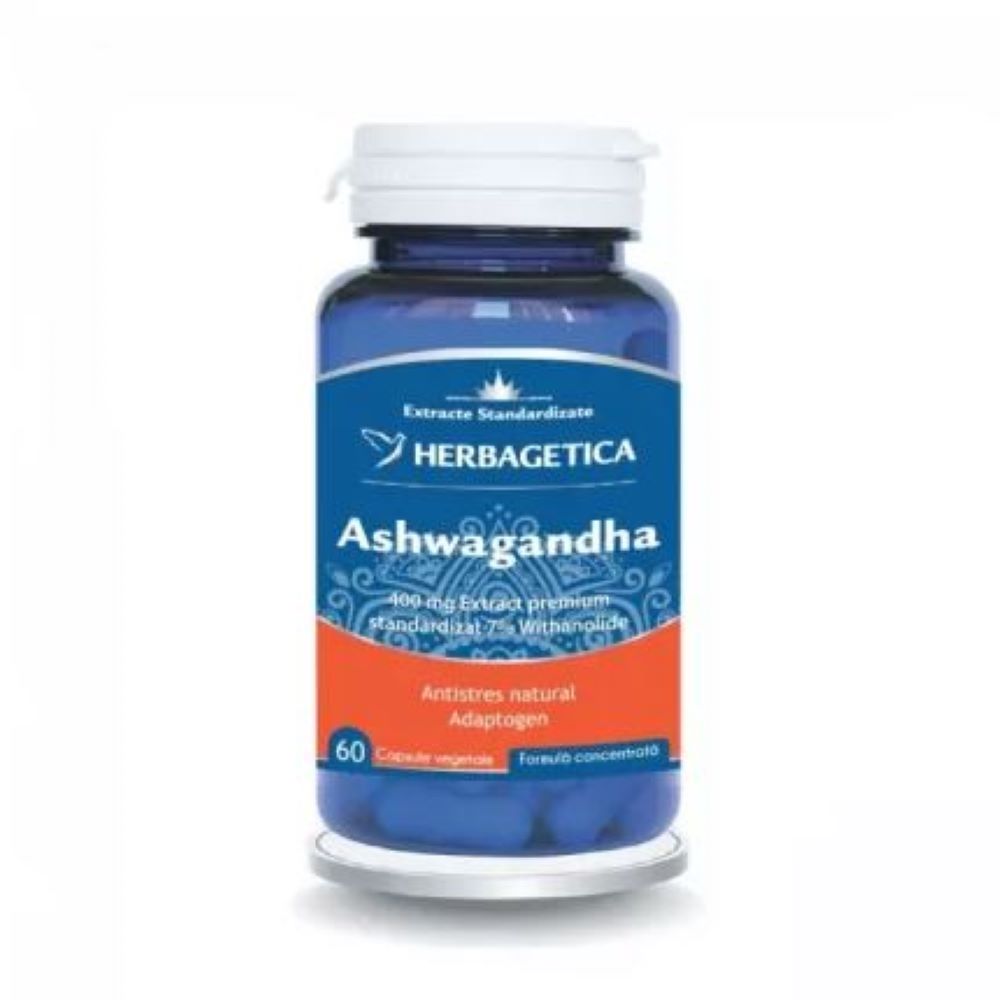 Ashwagandha, 60 capsule, Herbagetica