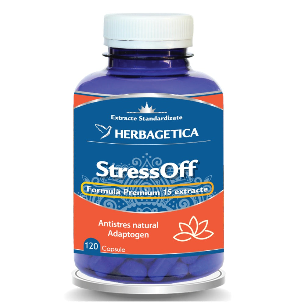 Stressoff, 120 capsule, Herbagetica
