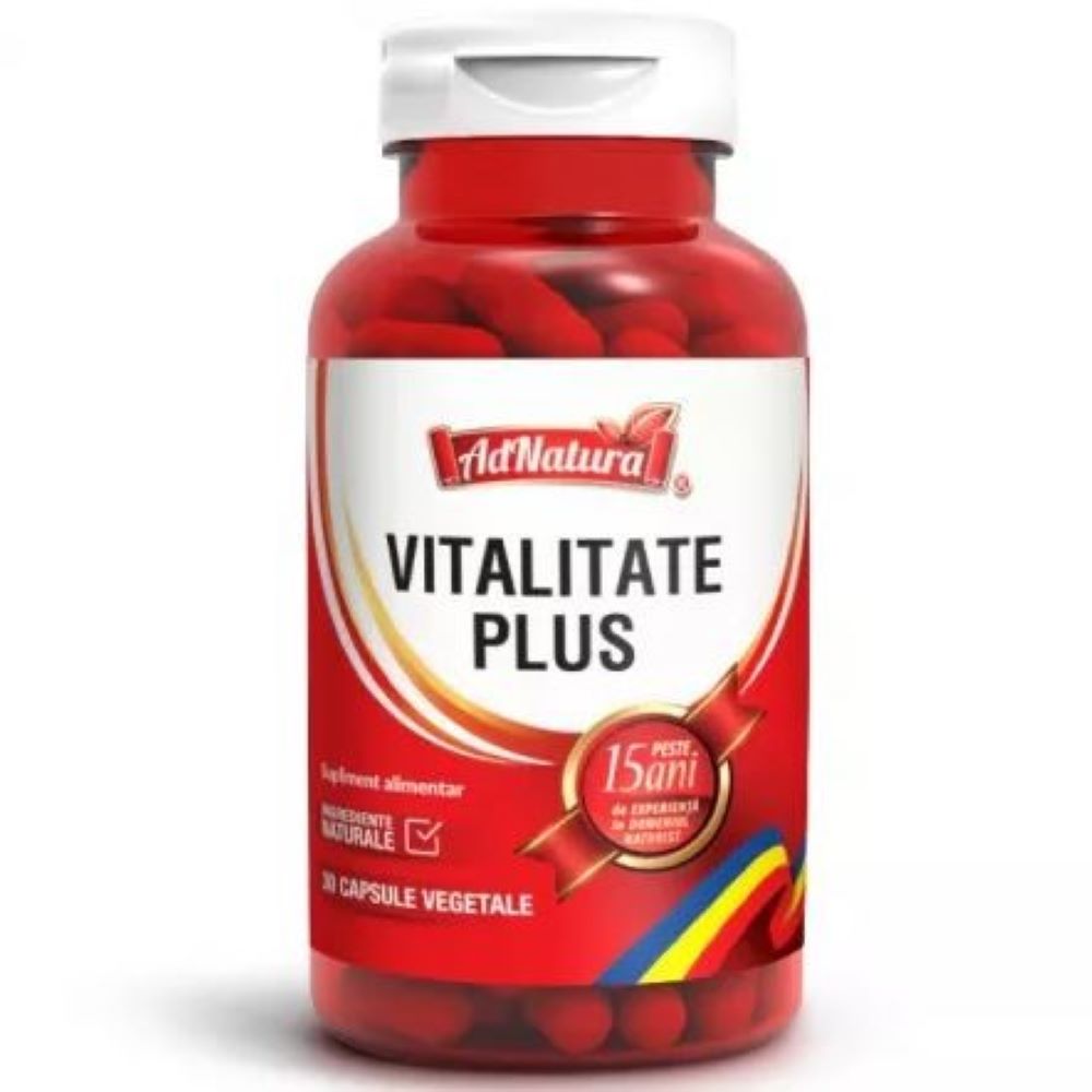 Vitalitate Plus, 30 capsule, AdNatura