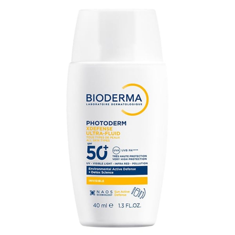 Fluid invizibil cu protectie solara SPF 50+ Photoderm Xdefense, 40 ml, Bioderma