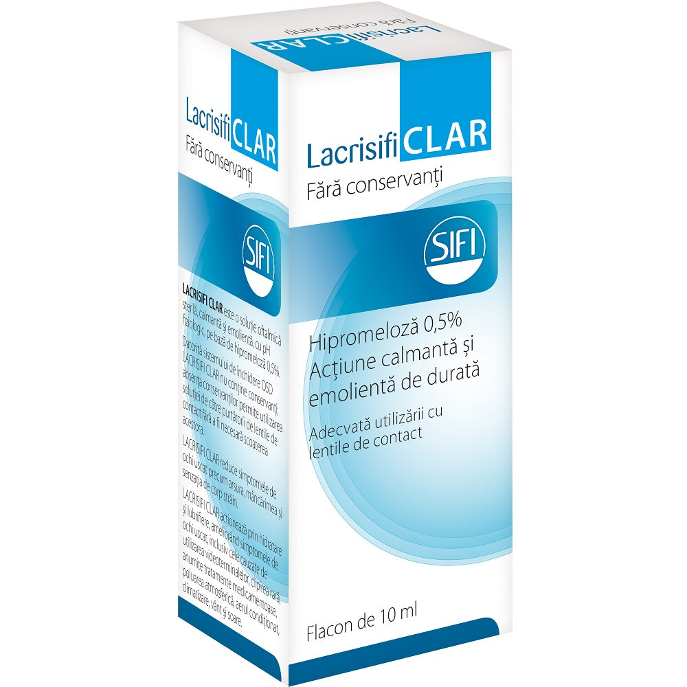 Solutie oftalmica Lacrisifi Clar, 10ml, Sifi