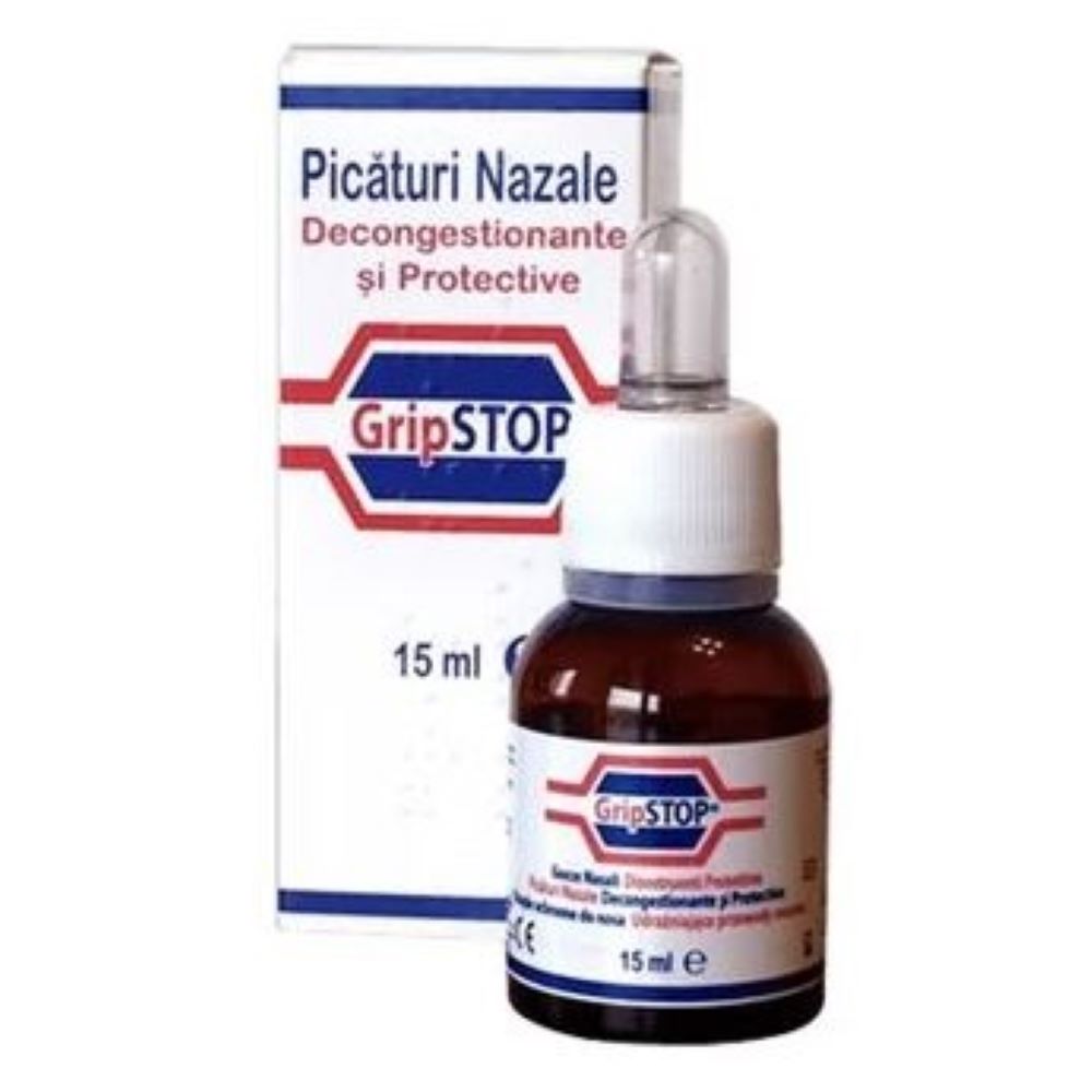 GripStop picaturi nazale, 15 ml, Plantamed