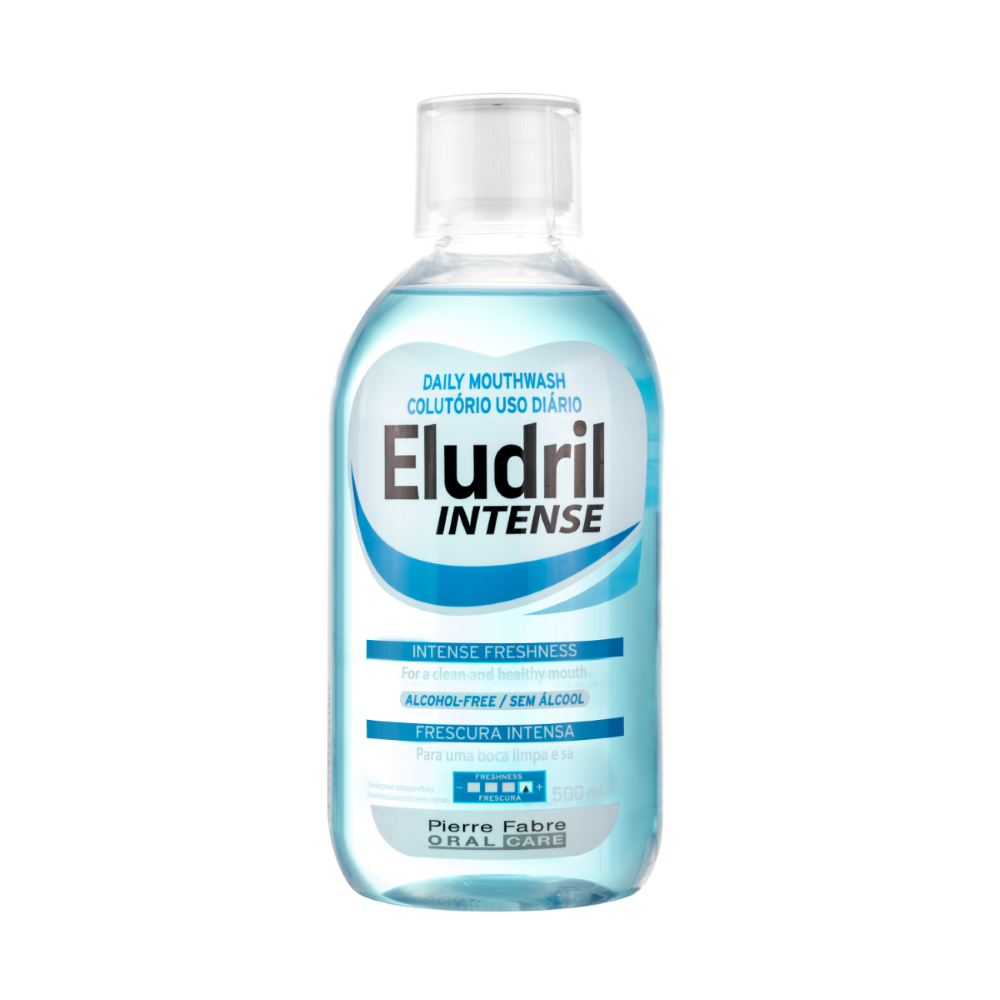 Apa de gura zilnica, 500 ml, Eludril Intense