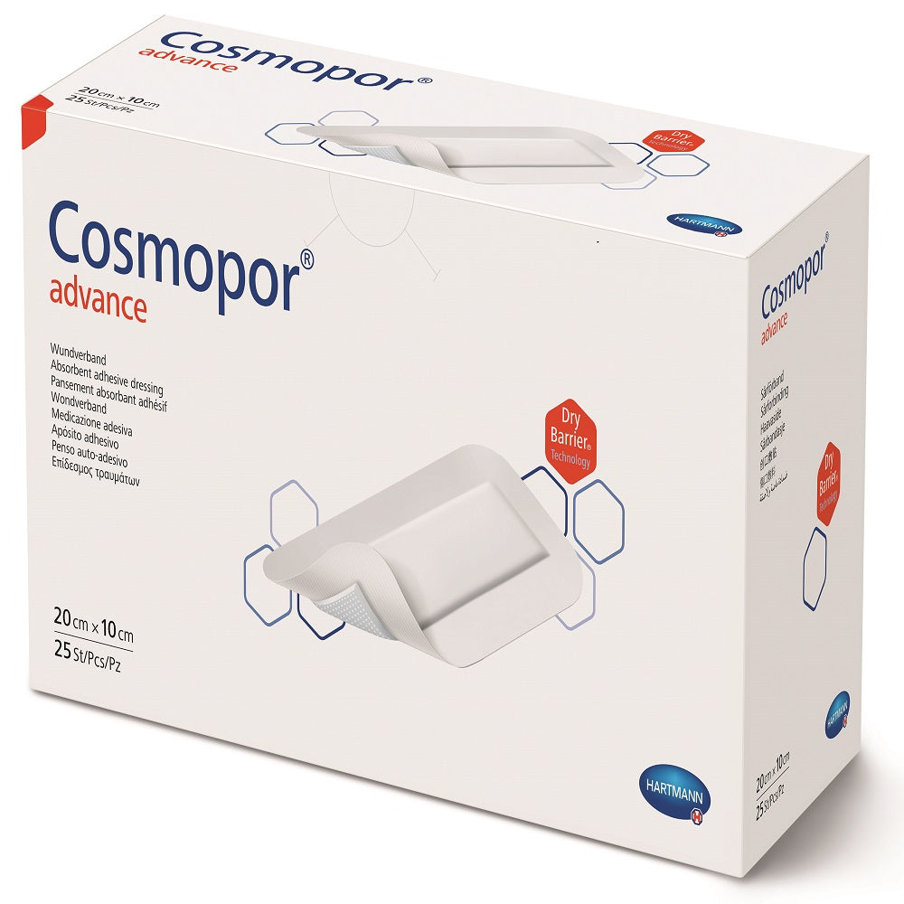Plasturi sterili autoadezivi Cosmopor advance, 20cm x 10cm, 25 bucati, Hartmann