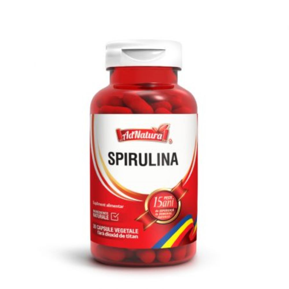 Spirulina, 60 capsule, AdNatura
