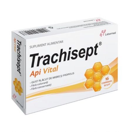 Trachisept Api Vital, 16 Capsule