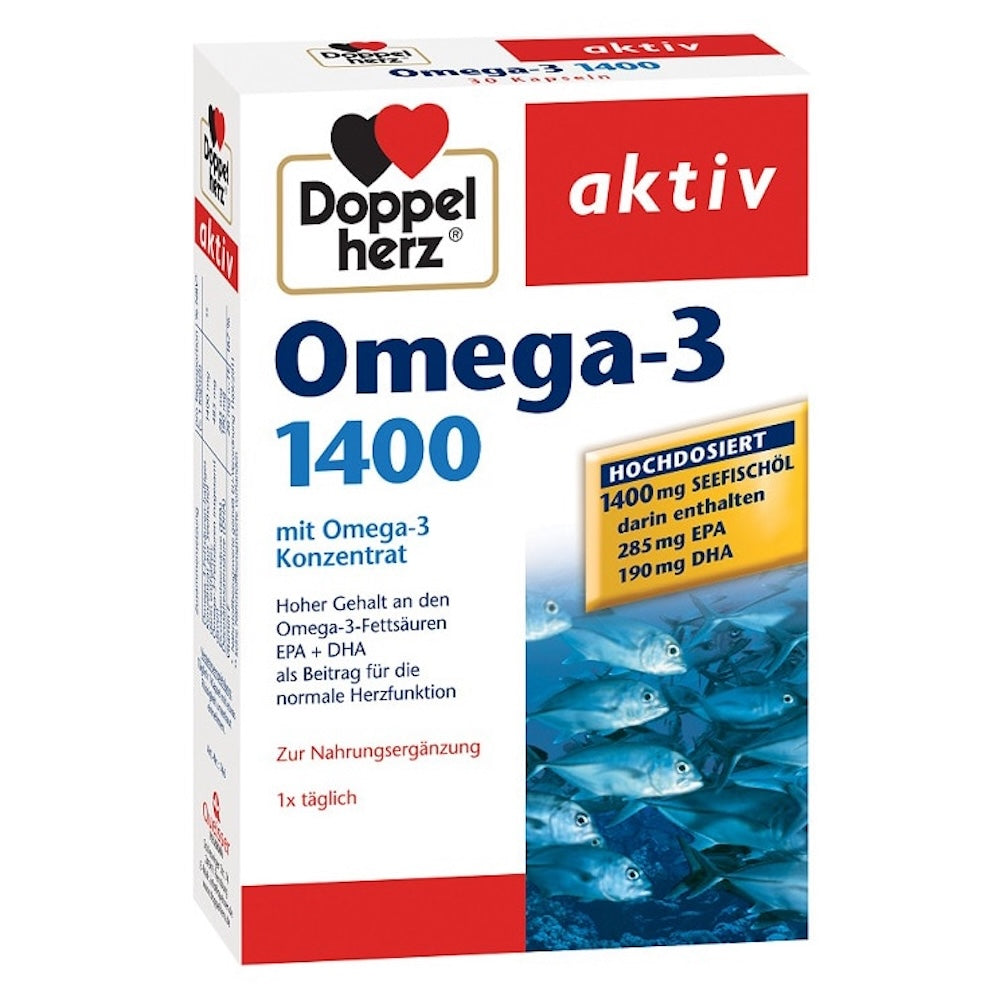 Omega-3, 1400 mg, 30 capsule, Doppelherz