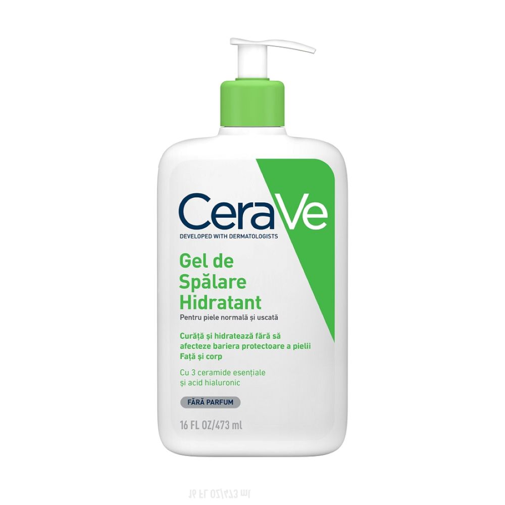 Gel de spalare hidratant pentru piele normala si uscata, 473 ml, CeraVe