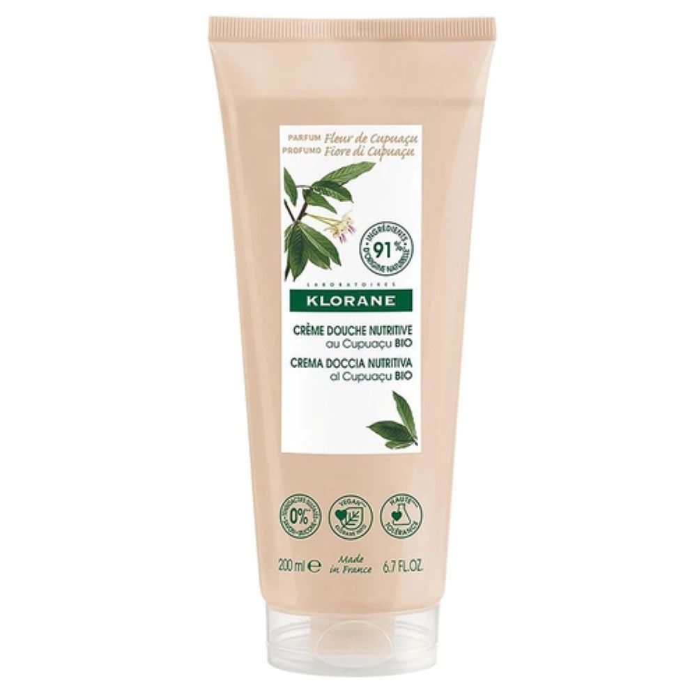 Klorane – Crema de dus hranitoare cu flori de Cupuaçu, 200 ml