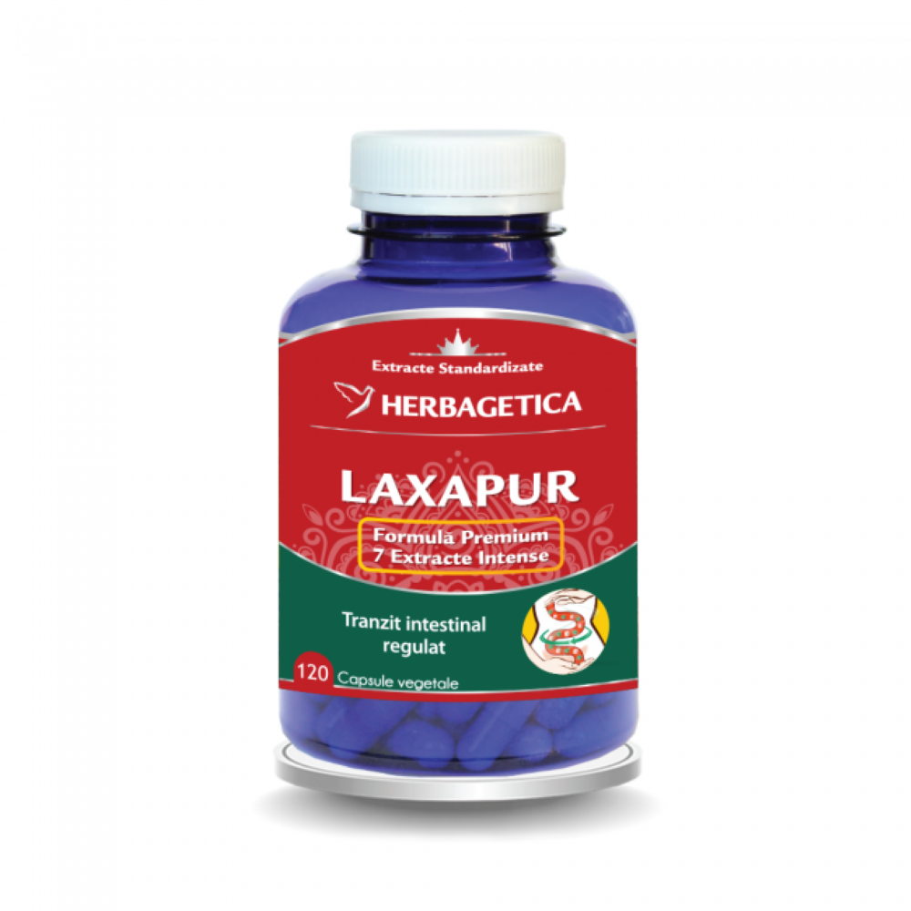 Laxapur, 120 capsule, Herbagetica