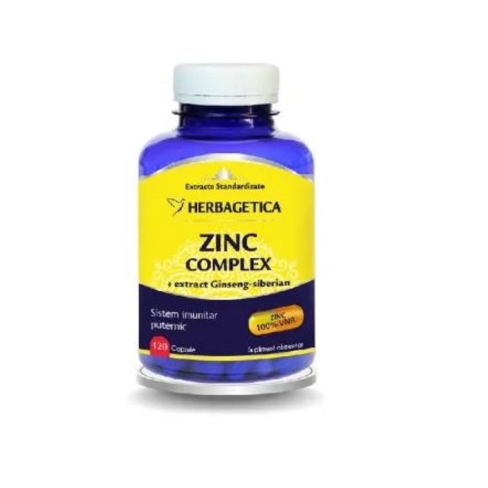Zinc Complex, 120 capsule, Herbagetica