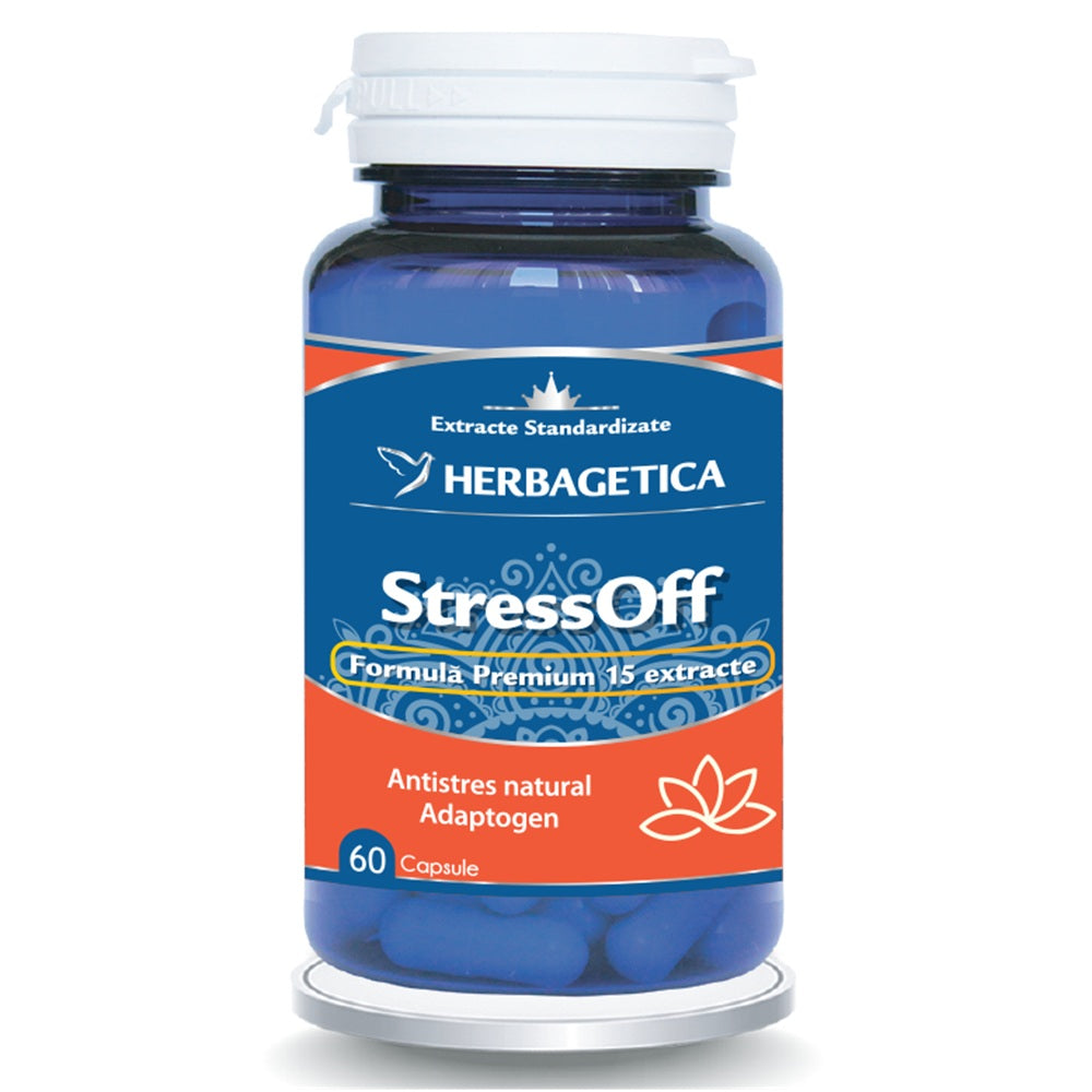 Stressoff, 60 capsule, Herbagetica