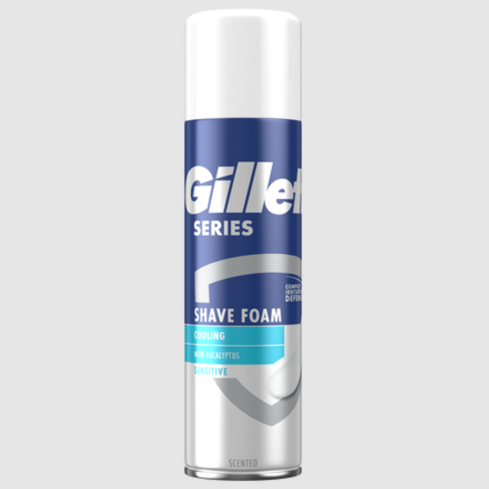 Spuma de ras racoritoare cu eucalipt Series, 250 ml, Gillette