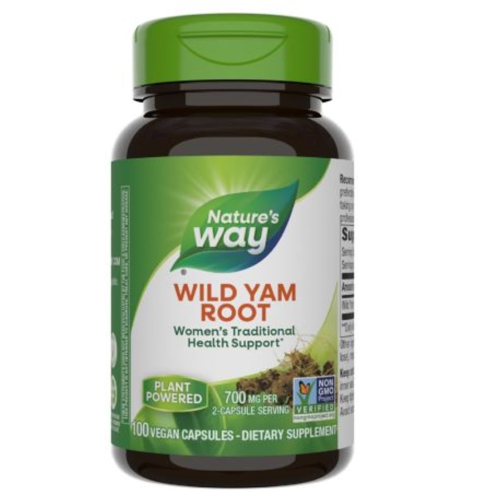 Wild Yam Root Nature's Way, 100 capsule, Secom